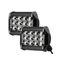 Auto Pearl 12 LED Bar Light Auto Pearl Universal Bike Car Fog Light Fitting for Evolet Polo Set of 2 (48W)-8