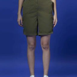 Pepe Jeans Green Cotton Shorts-image-67