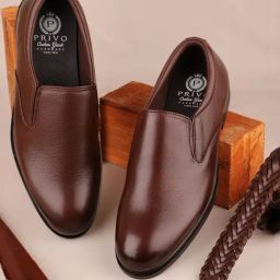 Privo by Inc.5 Men's Cognac Formal Loafers-image-60
