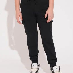Jack & Jones Junior Boys Black Cotton Blend Sweatpants-image-48