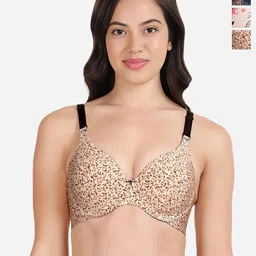 shyaway Pack Of 3 Floral Bra Medium Coverage Underwired Lightly Padded Bra-picture-3