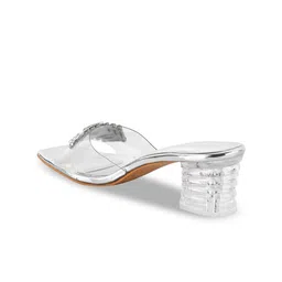 Try Me Embellished Open Toe Block Heels image 4