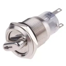 RS PRO Selector Switch (on-on) Illuminated 2 Positions, 8771977-24