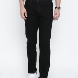 Lee Men Black Rodeo Fit Stretchable Jeans-image-42