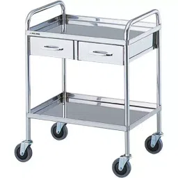 AS ONE Stainless Steel Silent Lab Cart, 1-7633-01-image-23
