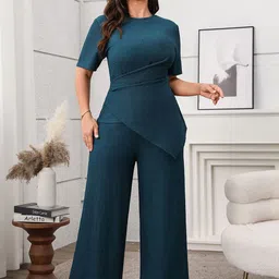 Sztori Women Plus Size Striped Co-Ords-17