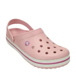 Crocs Unisex Crocband Pearl Pink & White Clogs-18
