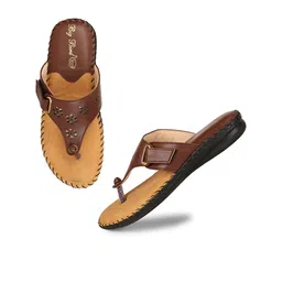 BIG BIRD FOOTWEAR Women Colourblocked Open Toe Flats-image-15
