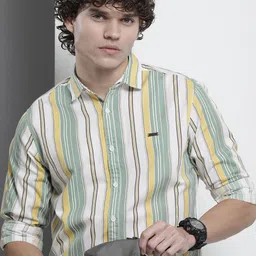 The Indian Garage Co Men Striped Casual Shirt-picture-29