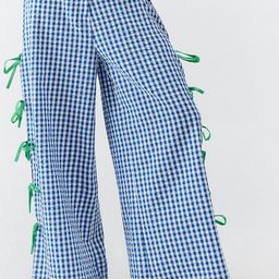 LULU & SKY Women Checked Loose Fit High-Rise Trousers-image-58