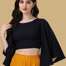 Oomph! Boat Neck Saree Blouse-40