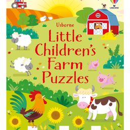Usborne Little Children's Farm Puzzles Book - English-10