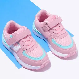 Cute Walk by Babyhug Velcro Closure Sneakers- Pink-picture-37