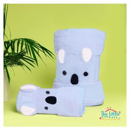 THE LITTLE LOOKERS Pack Of 2 Animal Detailed Towels - Sky Blue-image-47