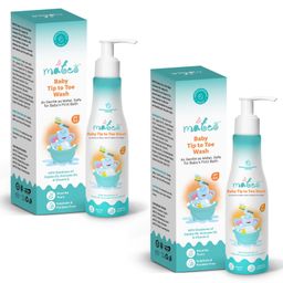 Mateo Top-to-Toe wash for babies As Gentle As Safe For Baby's First Bath Dermatologically Certified Toxin-Free Aloe Vera Jojoba Sweet Almond and Avocado Oil 200 ml (Pack of 2)-image-33