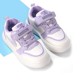 Oh! Pair Casual Shoes with Velcro Closure - Purple-image-44