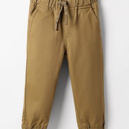 UCB Cotton Woven Full Length Solid Trouser - Khaki-image-74