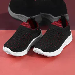 Jazzy Juniors Colour Blocked Slip On Sneakers - Black-picture-25