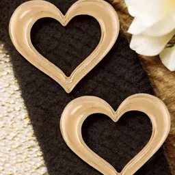 fabula Heart Shaped Studs Earrings-image-93