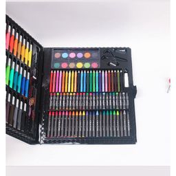 TONY STARK Deluxe Kids Art Set for Drawing Painting and More with Portable Art Box - Black image 2