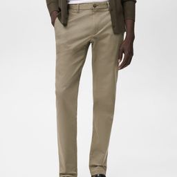 MANGO MAN Mid-Rise Regular Fit Chinos-picture-1