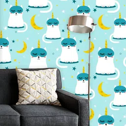 ArtzFolio Printed UV-Resistant Anti-Bacterial Colorful Muzzles Of Animals Peel & Stick Wallpaper-12