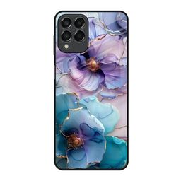 QRIOH Floral Printed Samsung Galaxy M53 5G Back Case Mobile Accessories-image-40