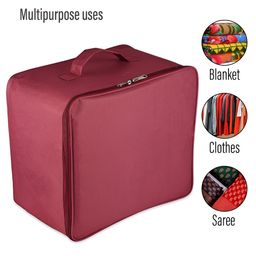Aura Maroon Set of 1 Regular Multi-Utility Organisers image 5