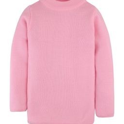 RVK Kids Pink Solid Pullover Sweater-image-95