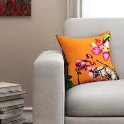 SEJ by Nisha Gupta Mustard Cushion Covers - Set of 1-10