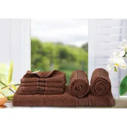 Bianca D'ross Brown 380 GSM Towel Set-19