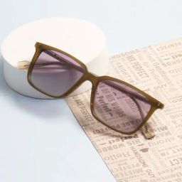 Ted Smith Grey Rectangular UV Protection Unisex Sunglasses image 5