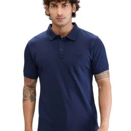 Colorplus Blue Regular Fit Polo T-Shirt-image-52
