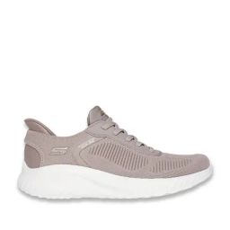 Skechers Women's BOBS SQUAD CHAOS-CURRENT MUSE Taupe Sneakers-image-36