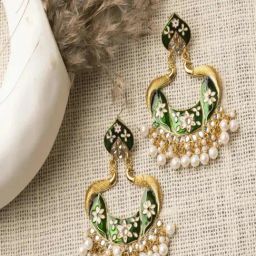 Jewelz Wedding and Fastive Season Chand Bali Earrings for womens & Girls-18