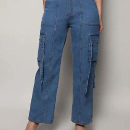 Campus Sutra Blue Regular Fit Jeans-picture-41