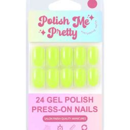 Polish Me Pretty Gel Polish Press On Nails Titanium - Set of 24-26