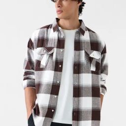 The Souled Store Rust Casual Shirts-image-6
