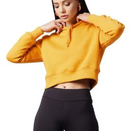 DOLCE CRUDO Mustard Hooded Sweatshirt-picture-26