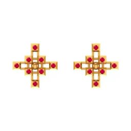 P.C. Chandra Jewellers 18k Gold Earrings for Women-picture-19