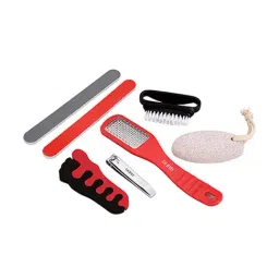 GUBB Pedicure Kit 7 In 1 - Nail Clipper, Pumice Stone, Buffer, Nail Brush, Foot Rasp & Toe Spacer-17