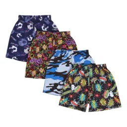 Bodycare Kids Assorted Printed Shorts (Pack Of 4)-image-44