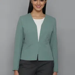 Allen Solly Green Printed Blazer-18