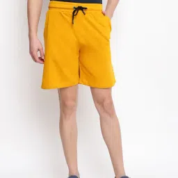 Belliskey Mustard Regular Fit Shorts-picture-42