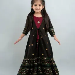 Cutiediva Girls Multi Printed Kurta-image-25