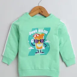 Bumzee Boys Light Green Printed Full Sleeves Sweatshirt-image-40