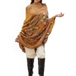 PASHMAL INDIA PRIVATE LIMITED Women Ethnic Motifs Printed Shawl-picture-52