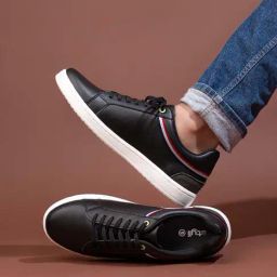 Styli Men's Black Casual Sneakers-picture-9