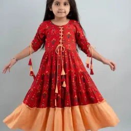 Cutiediva Girls Multi Printed Kurta-image-27