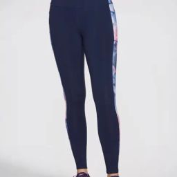 Skechers Navy Printed Sports Tights-image-23